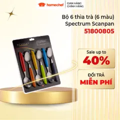 Bộ Thìa Inox Scanpan Spectrum 6 Màu Cao Cấp - An Toàn, Thiết Kế Gọn Nhẹ, Đan Mạch - Phụ Kiện Nhà Bếp Thông Minh