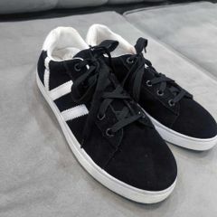 Giày Thể Thao Nam Mã 034 - Sneakers Đen Dây Đen Thời Trang Trẻ Trung, Phong Cách Dễ Phối Đồ, Hot Trend 2023