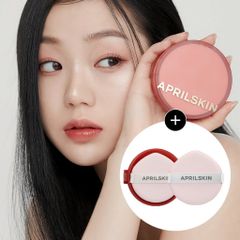Phấn Nước Aprilskin Hero Cushion SPF50+ PA ++++ 12g - Trang Điểm Dưỡng Ẩm, Che Phủ Khuyết Điểm, Sản Phẩm Hàn Quốc Tươi Mới