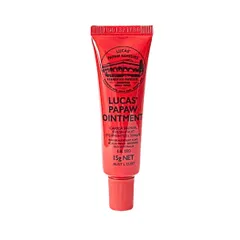 Kem Đu Đủ Lucas Papaw Ointment 15g - Dưỡng Ẩm, Chống Nẻ, Chữa Bỏng Nhẹ, An Toàn Cho Trẻ Nhỏ - Hàng Úc Chính Hãng
