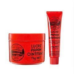 Kem dưỡng ẩm Lucas Papaw Ointment 25g/75g - Giúp làm mềm da, hỗ trợ trị nẻ, cháy nắng, an toàn cho trẻ nhỏ, hàng Úc