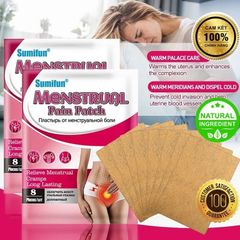 Miếng Dán Giảm Đau Bụng Kinh Từ Thiên Nhiên - 8 Miếng Dán Đau Bụng Kinh SUMIFUN - Giải Pháp An Toàn Không Xâm Lấn Cho Phụ Nữ