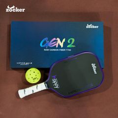 Vợt Pickleball Zocker Happy HP03 Gen 2 - Vợt Thi Đấu Cao Cấp Được Thiết Kế Đột Phá, Kiểm Soát Tối Ưu, Chất Liệu Carbon T700