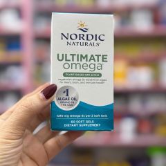 Nordic Naturals Ultimate Omega Plant Based 60 Viên - Hỗ Trợ Tim Mạch và Não Bộ, Omega 3 Từ Tảo Dành Cho Người Ăn Chay