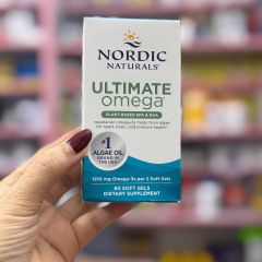 Nordic Naturals Ultimate Omega Plant Based 60 Viên - Hỗ Trợ Tim Mạch và Não Bộ, Omega 3 Từ Tảo Dành Cho Người Ăn Chay
