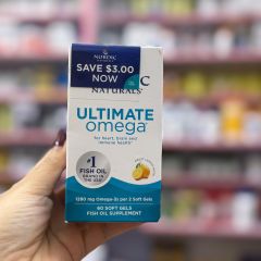 100% hàng mỹ – Nordic Naturals Ultimate Omega 60 viên 1280 mg  hỗ trợ tim mạch, não bộ và miễn dịch nordic naturals omega 3