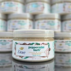 Tẩy Da Chết Dove Peppermint Bark Hương Socola Bạc Hà 298g - Dưỡng Ẩm, Làm Mềm Da, Chăm Sóc Da Dịu Nhẹ, Edition Giới Hạn