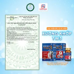 XƯƠNG KHỚP TW3 - Hỗ Trợ Giảm Đau Nhức, Tăng Cường Khí Huyết, Bổ Can Thận, Hộp 30 Viên Chính Hãng
