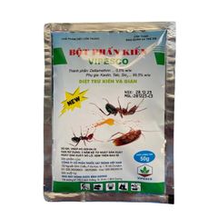 Bột Phấn Kiến Vipesco 50g - Chế Phẩm Diệt Kiến Và Gián Tận Gốc, An Toàn Cho Gia Đình, Hàng Chính Hãng Việt Nam