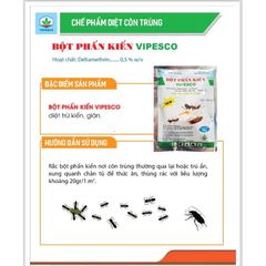Bột Phấn Kiến Vipesco 50g - Chế Phẩm Diệt Kiến Và Gián Tận Gốc, An Toàn Cho Gia Đình, Hàng Chính Hãng Việt Nam