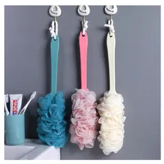Chổi Tắm Có Cán Dài - Bông Tắm Nhật Bản An Toàn Cho Da, Làm Sạch Hiệu Quả, Thư Giãn Cơ Thể