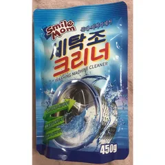 Bột Tẩy Vệ Sinh Lồng Máy Giặt Hàn Quốc Smile Mom 450Gr - Giúp Tẩy Sạch Cặn Bẩn, Khử Mùi, Duy Trì Hương Thơm Cho Quần Áo