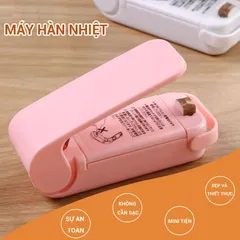 Máy Hàn Miệng Túi Mini Cầm Tay - Dụng Cụ Niêm Phong Thực Phẩm Tiện Lợi, Kích Thước Nhỏ Gọn Cho Gia Đình