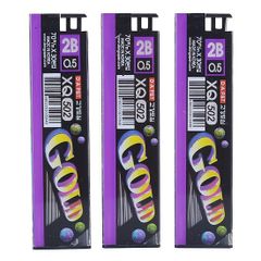 Ruột Chì 2B DONG A GOLD 502 Hàn Quốc - Chì Mịn, Bền và An Toàn, Phù Hợp cho Học Sinh và Nhân Viên Văn Phòng