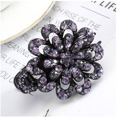 Kẹp Tóc Hình Hoa Đính Đá Thời Trang Xinh Xắn Cho Nữ - Phụ Kiện Tiệc, Du Lịch, Bình Thường, Thân Thiện Với Môi Trường
