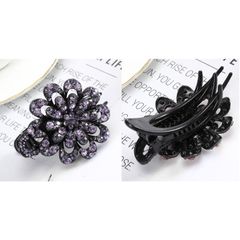 Kẹp Tóc Hình Hoa Đính Đá Thời Trang Xinh Xắn Cho Nữ - Phụ Kiện Tiệc, Du Lịch, Bình Thường, Thân Thiện Với Môi Trường