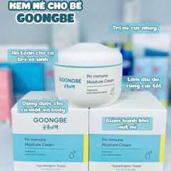 Kem Dưỡng Ẩm Goongbe Priimmune - Dưỡng Da Mềm Mịn, Giải Pháp Chống Khô Nẻ Mùa Đông, Phục Hồi Da Nhạy Cảm
