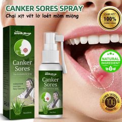 Chai Xịt Nhiệt Miệng Thảo Mộc - Giảm Đau, Ngăn Ngừa Lở Miệng và Loét Miệng - Kháng Khuẩn Tự Nhiên An Toàn cho Răng Miệng