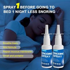 Chai Xịt Ngáy Ngủ Thảo Mộc 100% Tự Nhiên - Giải Pháp Hiệu Quả Giảm Ngáy, Hỗ Trợ Ngủ Sâu và Thoải Mái Mỗi Đêm