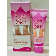 Kem chống nứt nẻ chân GÓT SEN Cjot Sen - Dưỡng ẩm hiệu quả, phục hồi da gót chân nứt nẻ, chiết xuất tự nhiên, 20g