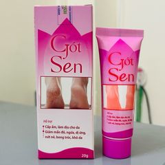 Kem chống nứt nẻ chân GÓT SEN Cjot Sen - Dưỡng ẩm hiệu quả, phục hồi da gót chân nứt nẻ, chiết xuất tự nhiên, 20g