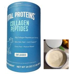 Bột Collagen Vital Proteins Collagen Peptides Không Vị 680g - Hỗ Trợ Làm Đẹp Da, Tóc, Móng - Sản phẩm Chất Lượng Chính Hãng Mỹ