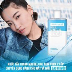 Nước Tẩy Trang Mắt Và Môi Maybelline Make Up Remover - Giúp Tẩy Sạch Mascara Cứng Đầu, Dành Cho Da Nhạy Cảm, Dịu Nhẹ