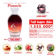 Nước Hoa Nữ Charme Pinnacle EDP 100ml - Hương Quyến Rũ Từ Hoa Hồng, Vani và Hoắc Hương, Phong Cách Sang Trọng cho Phái Đẹp