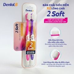 Combo 2 Bàn Chải Đánh Răng Dental B Cao Cấp Siêu Mềm - Chống Viêm Lợi, Sạch Mảng Bám, Hơi Thở Thơm Mát