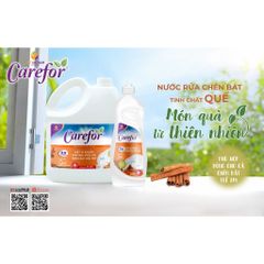 Nước rửa chén bát Carefor An toàn cho da tay Chính hãng 3600ml