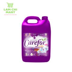 Nước giặt Carefor Hương hoa lan 5 lít - Giặt sạch, Diệt khuẩn 99,99%, Đậm đặc, Lưu hương lâu, An toàn cho da nhạy cảm