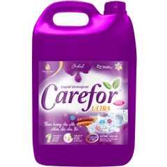 Nước giặt Carefor Hương hoa lan 5 lít - Giặt sạch, Diệt khuẩn 99,99%, Đậm đặc, Lưu hương lâu, An toàn cho da nhạy cảm