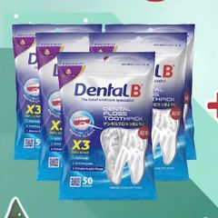 Tăm Chỉ Nha Khoa Cao Cấp Dental B - Chăm Sóc Răng Miệng Hiện Đại, Mua 2 Tặng 1, Thiết Kế Nhỏ Gọn An Toàn