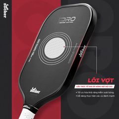 Vợt Pickleball Zocker HP05 Pro Series Control - Thiết kế 4 màu độc đáo với công nghệ cao, tối ưu hóa kiểm soát và cảm giác chơi bóng