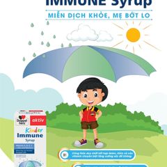 Siro tăng đề kháng trẻ em Doppelherz Kinder Immune Syrup 150ml - Hỗ trợ phòng ngừa ốm vặt, tăng cường sức đề kháng cho bé.