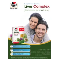 Viên Uống Giải Độc Gan Doppelherz Liver Complex 30 Viên - Hỗ Trợ Cải Thiện Chức Năng Gan, Giải Độc, Hạ Men Gan