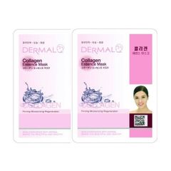 Mặt Nạ Dưỡng Da Collagen Dermal - 10 Miếng, Làm Trẻ Hóa Da, Cấp Ẩm, Phục Hồi Sắc Da, Phù Hợp Mọi Loại Da