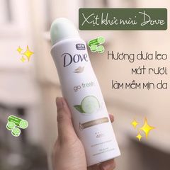 Xịt Khử Mùi DOVE Kháng Khuẩn & Lưu Hương 48H 150ML - Hương Thơm Dịu Nhẹ, Dành Cho Da Nhạy Cảm, Giúp Bạn Tự Tin Suốt Ngày