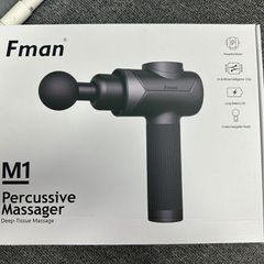 Máy Massage Cầm Tay Fman M1 - Sạc Pin, Có 5 Đầu Massage Đa Năng, Giải Pháp Thư Giãn Tại Nhà, Động Cơ 60W, Độ Ồn Thấp 45-50dB