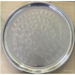 Mâm Vành Tròn Cứng Cáp Cao Cấp Inox 201 - Kích Thước 52cm - Đồ Dùng Nhà Bếp AP, Chất Lượng Cao, Hàng Chính Hãng (TV1457)