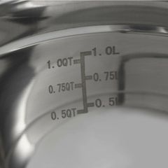 Thau Trộn Inox Chia Vạch 25cm - Dụng Cụ Nhà Bếp Cao Cấp TVKITCHEN - Đa Dạng Kích Thước, Chất Liệu Bền Bỉ (TV1477)
