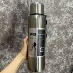 Bình Giữ Nhiệt Thể Thao Inox Cao Cấp - Đồ Uống Du Lịch TVKITCHEN, Kích Thước 25x9cm, Chất Lượng Hàng Chính Hãng (TV1468)