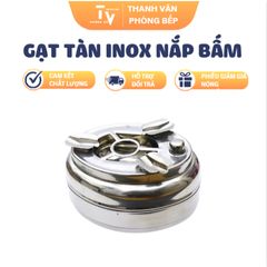 Gạt Tàn Inox Nắp Bấm - Thiết Bị Gia Dụng Mới Nhất Cho Căn Bếp Hiện Đại, Chất Liệu Cao Cấp, Dễ Dàng Sử Dụng (TV1459)
