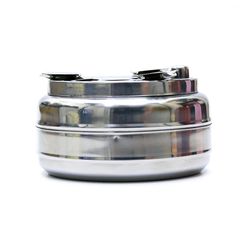Gạt Tàn Inox Nắp Bấm - Thiết Bị Gia Dụng Mới Nhất Cho Căn Bếp Hiện Đại, Chất Liệu Cao Cấp, Dễ Dàng Sử Dụng (TV1459)