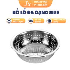 Rổ lỗ inox đa dạng kích thước - Dụng cụ nhà bếp chất lượng cao - Đồ gia dụng tiện lợi cho căn bếp của bạn (TV1269)