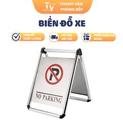 Biển Đỗ Xe Gấp Inox Trắng - Dụng Cụ Tiện Ích Thông Minh Cho Gia Đình, Chất Lượng Cao, Thiết Kế Thời Trang (TV1367)