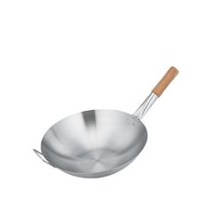 Chảo Inox Cao Cấp Dày, Nhiều Kích Thước và Cán Tay Cầm Tiện Lợi - Đồ Dùng Nhà Bếp TVKITCHEN (TV1295)