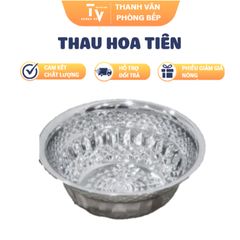 Thau Hoa Tiên Inox Cao Cấp 26x13x6cm - Dụng Cụ Nhà Bếp Chất Lượng Từ TVKITCHEN, Cam Kết Hàng Chính Hãng (TV1259)