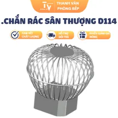 Chắn Rác Sân Thượng D114 Inox Cao Cấp - Giải Pháp Bảo Vệ Hiệu Quả Cho Sân Thượng Nhà Bạn - TVKITCHEN (TV1233)