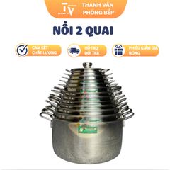 Nồi inox 2 Quai Cọng Kèm Nắp Nhỏ - Dụng Cụ Nhà Bếp Chất Lượng Cao BTP - Tiện Ích Cho Mọi Căn Bếp